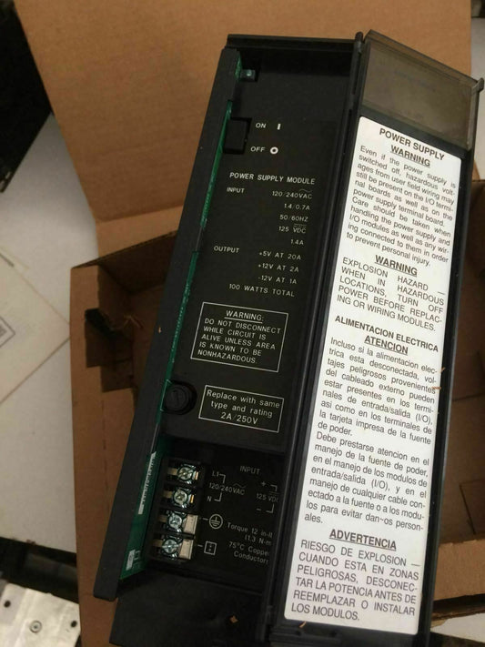 GE-Fanuc IC697PWR713H Power Supply Alspa 80-75