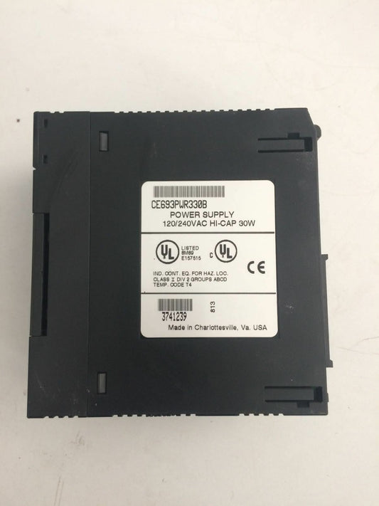 GE FANUC CE693PWR330B POWER SUPPLE 120/240 VAC HI.CAP 30W