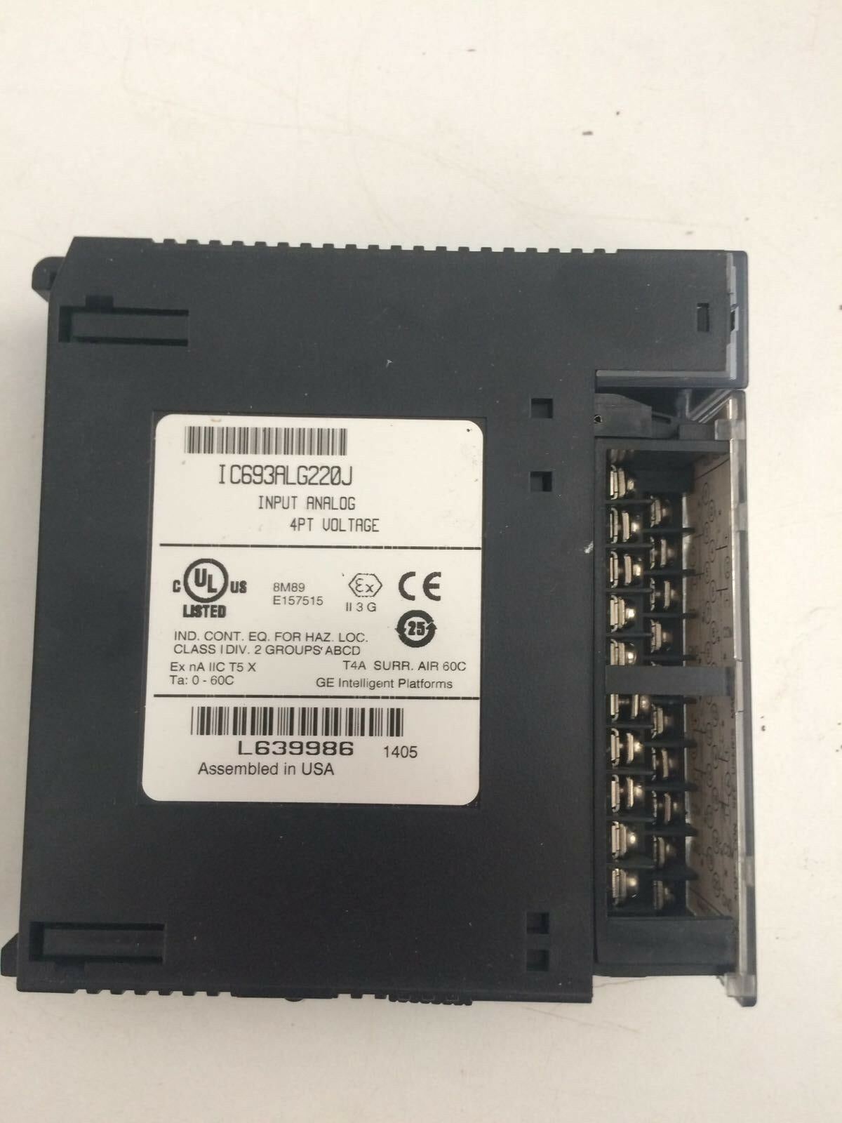 GE FANUC IC693ALG220J