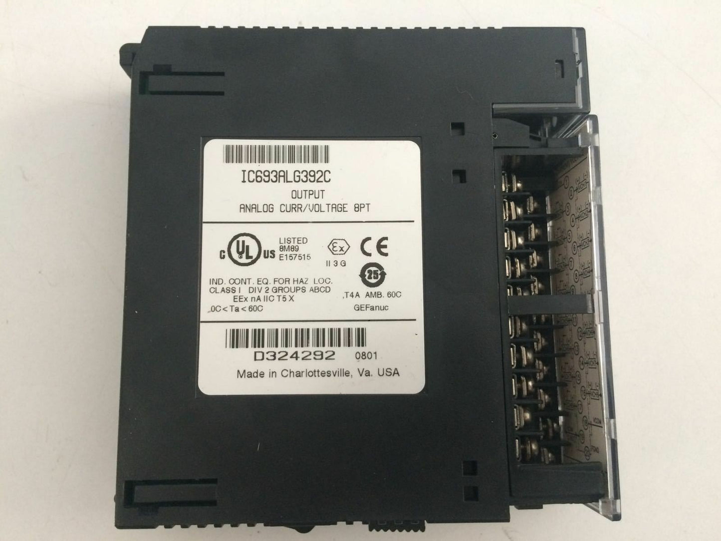 GE FANUC IC693ALG392C