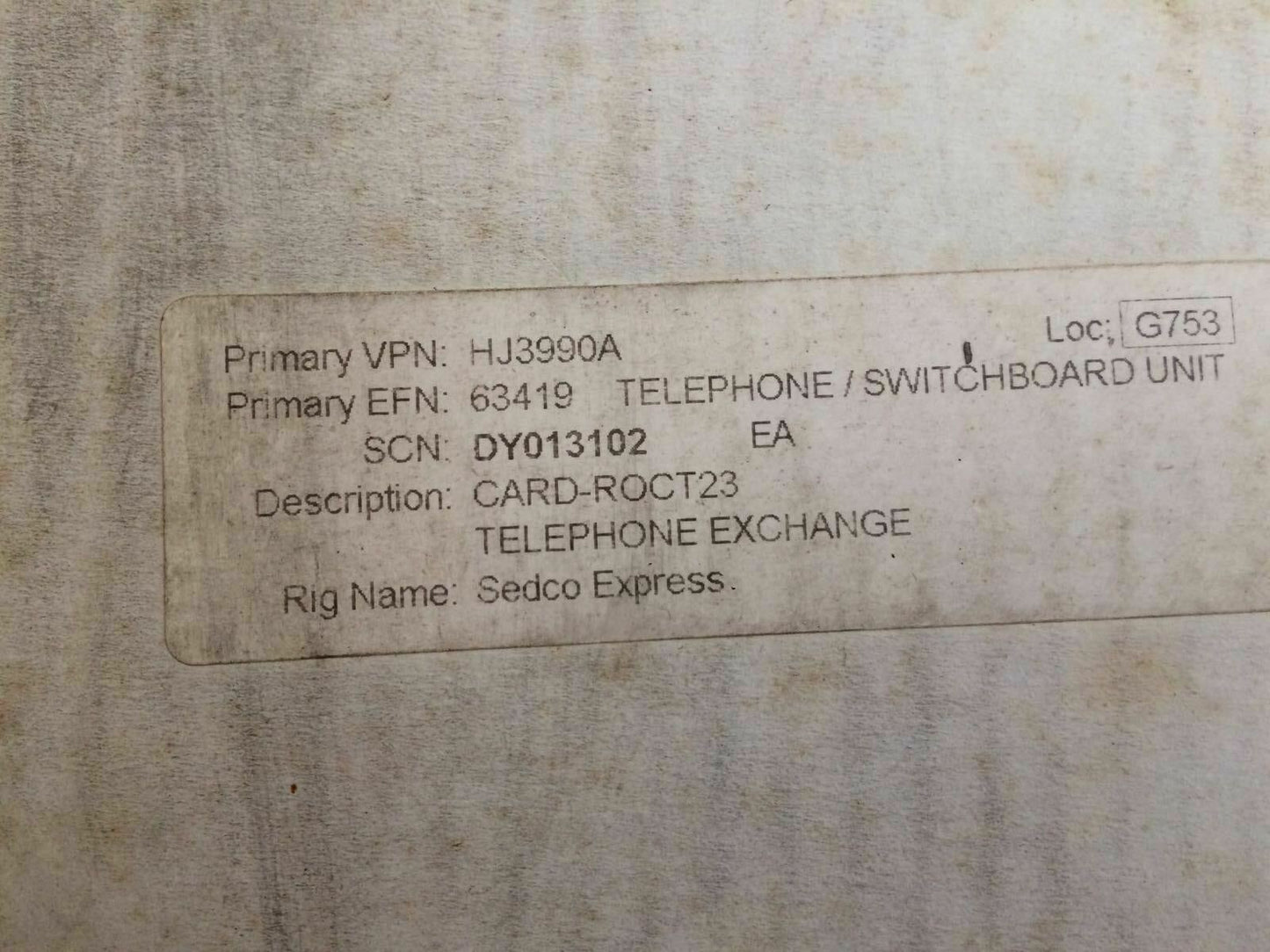 Matra Nortel ROCT3 HJ3990A