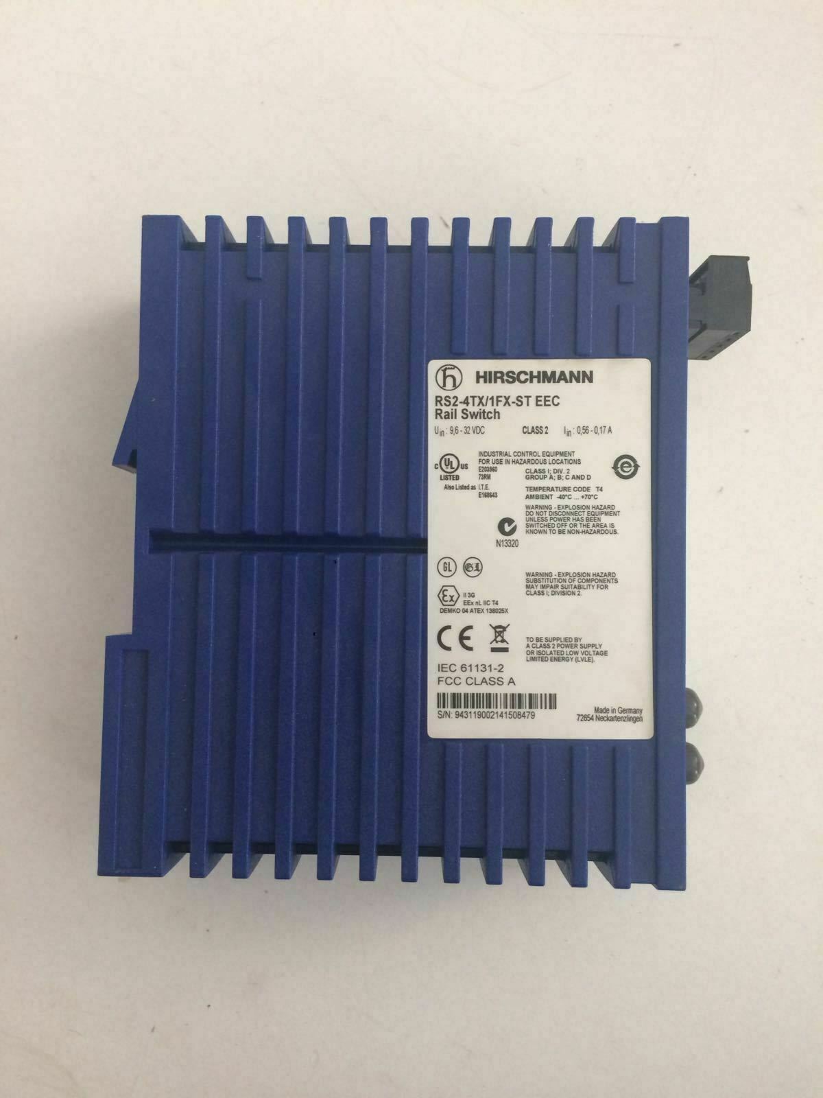 Hirschmann RS2-4TX/1FX-ST EEC Rail Switch RS24TX/1FXST