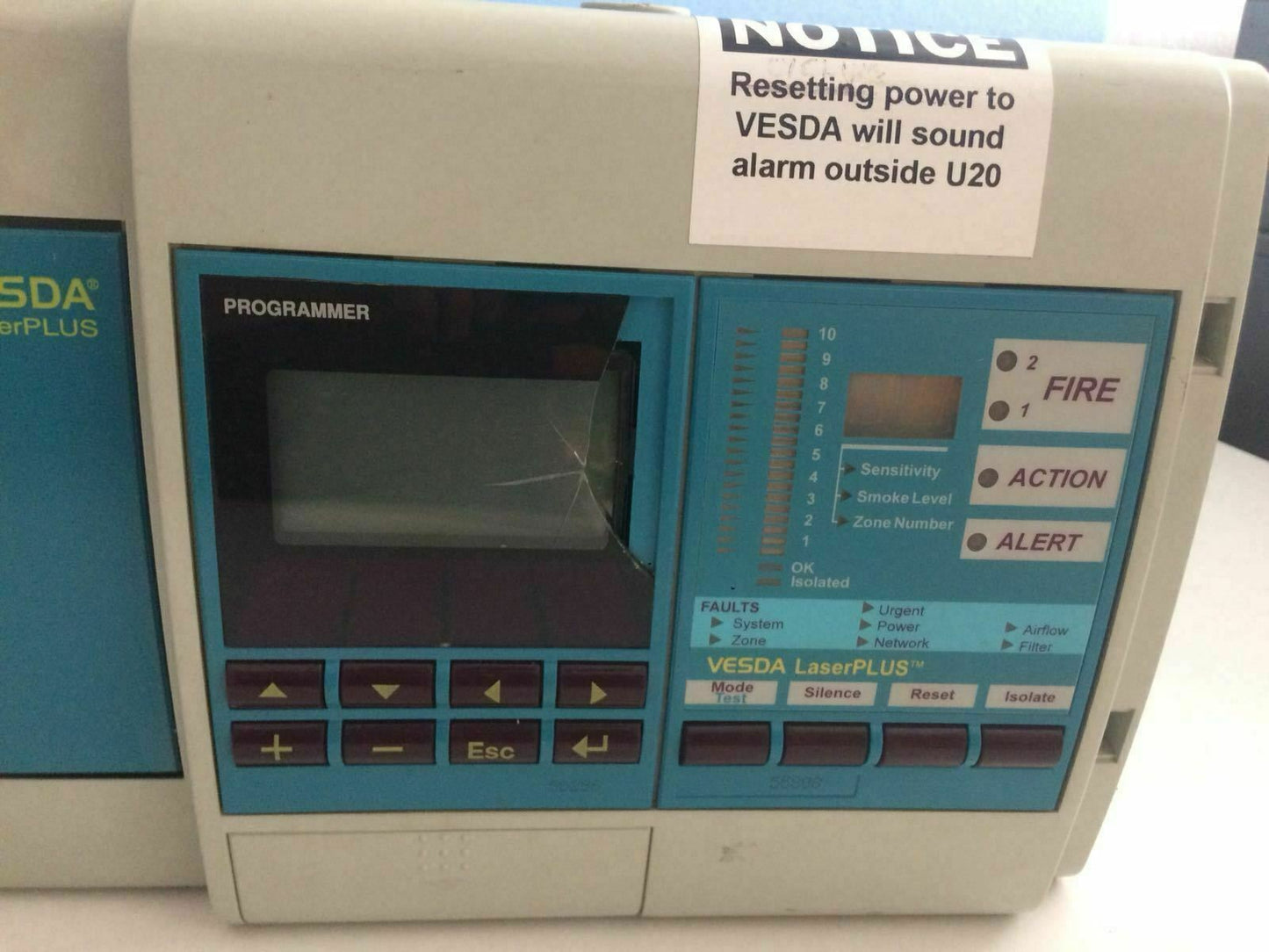 Vision Systems Vesda LaserPLUS Detector Class 1 Laser Product CFR 1040