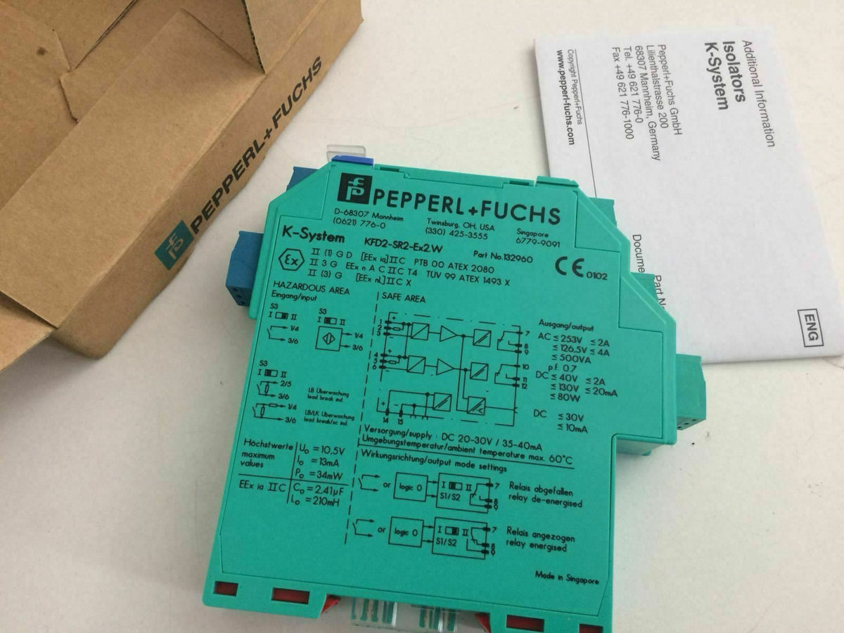 Pepperl Fuchs KFD2-SR2-Ex2.W