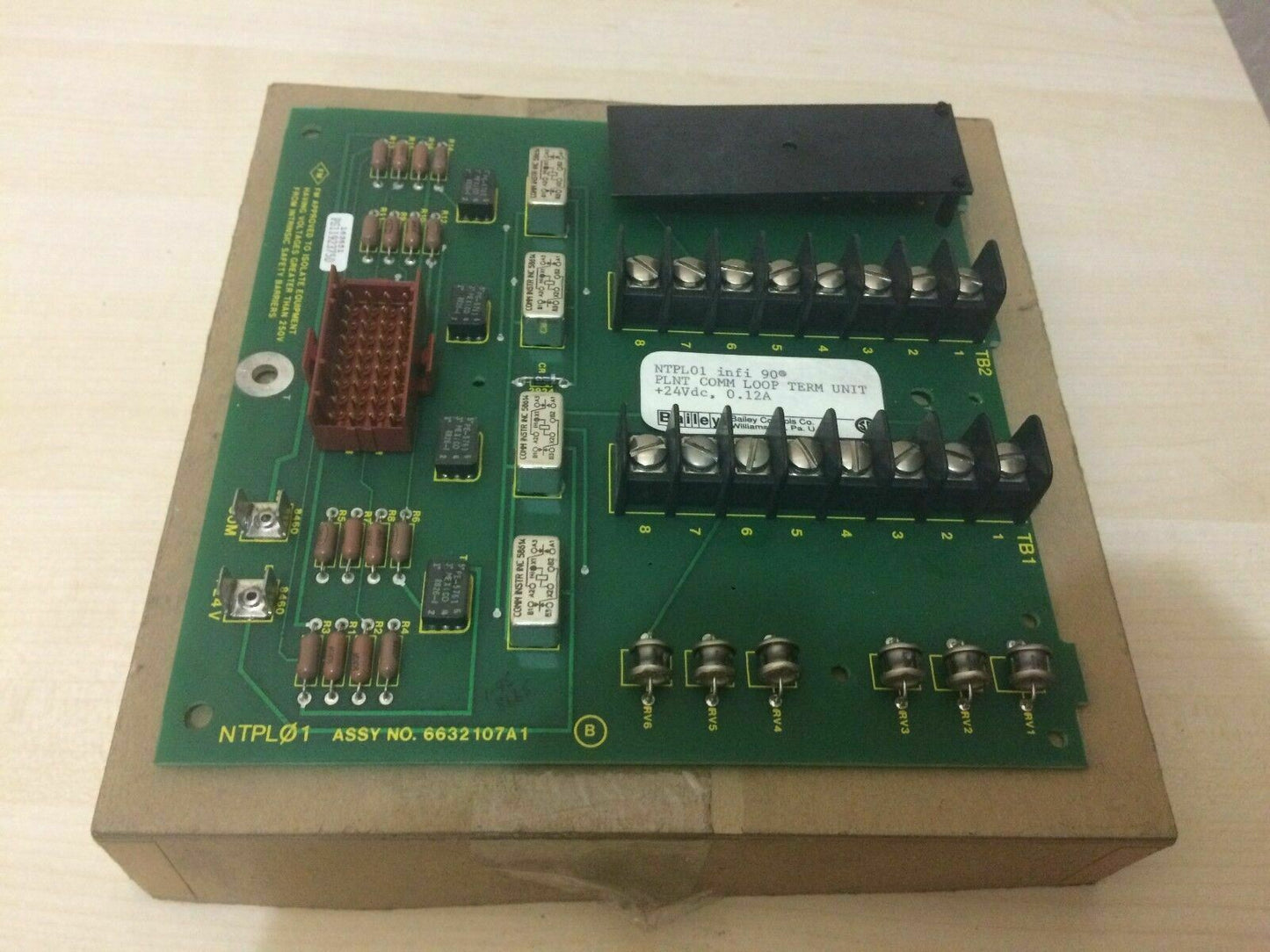 ABB Bailey NTPL01 INFI ntpl01 90 Net 90 Plant Communication Loop Termination Uni