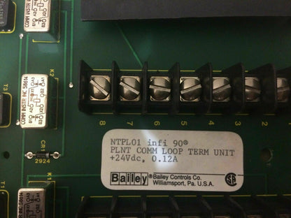 ABB Bailey NTPL01 INFI ntpl01 90 Net 90 Plant Communication Loop Termination Uni