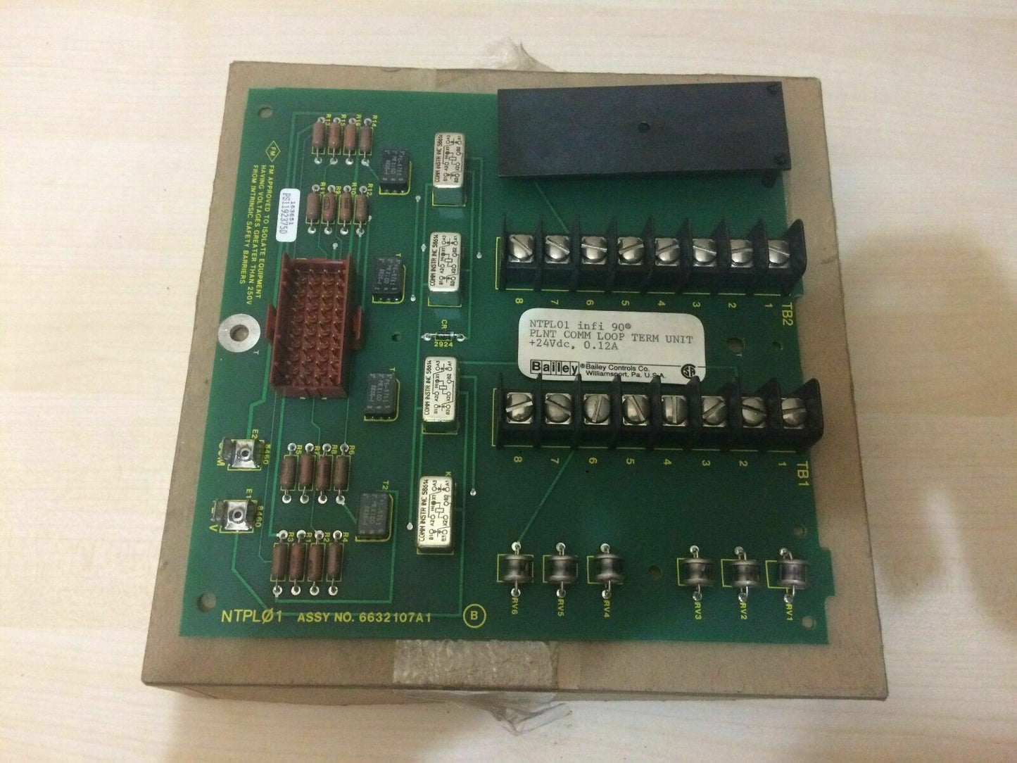 ABB Bailey NTPL01 INFI ntpl01 90 Net 90 Plant Communication Loop Termination Uni