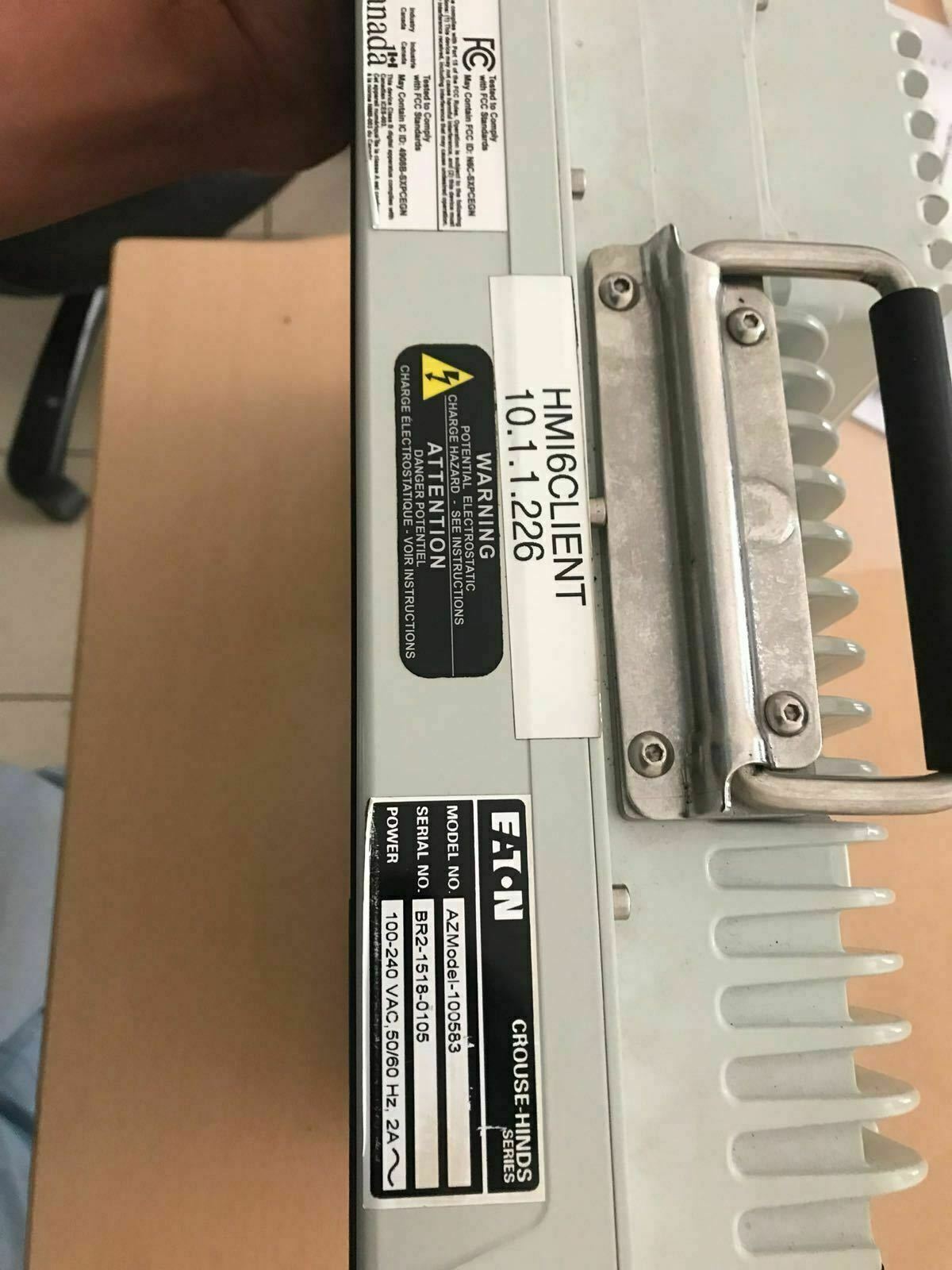 EATON Azonix Barracuda 15 ws 15ws crouse-hind series AZmodel-100583 HMI