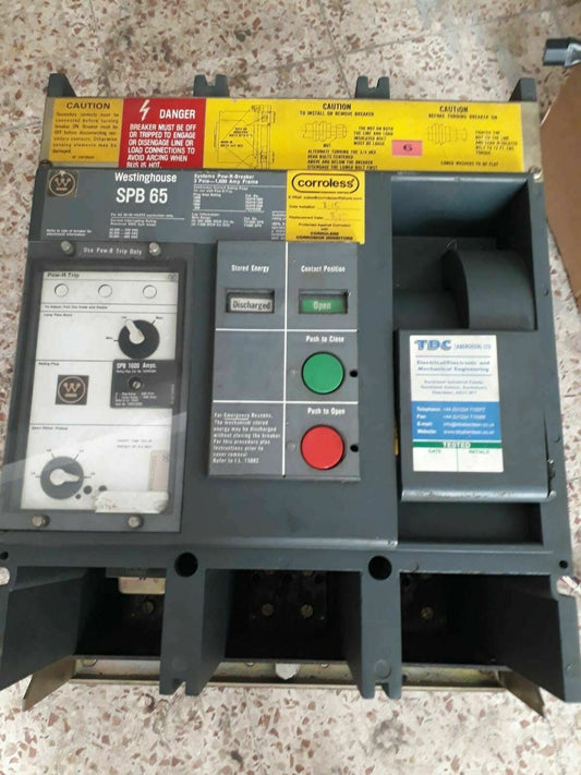 Westinghouse Spb-65 Circuit Breaker SPB65 1600 Amp (Ship by Dhl express)