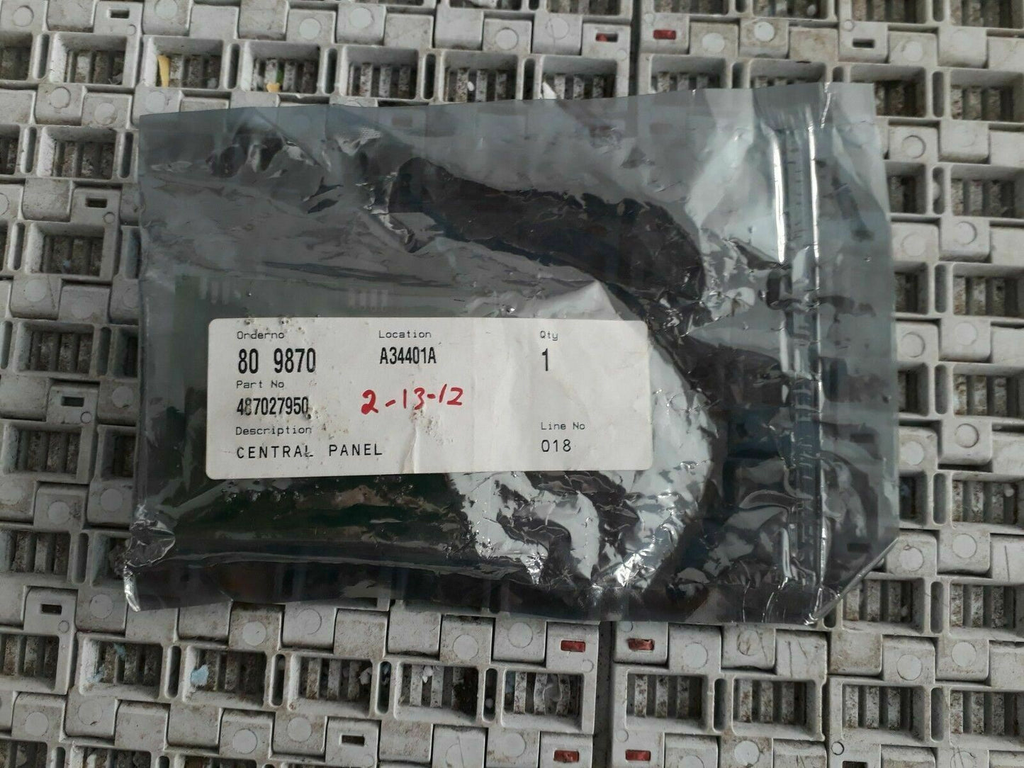 ELECTROLUX SELECTA CONTROL CENTRAL PANEL 487027950
