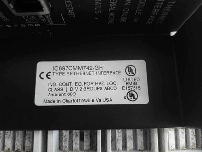 Ge FANUC 90-70 IC697CMM742-GH Ic697cmm742-gh Type 2 Ethernet Interface Card