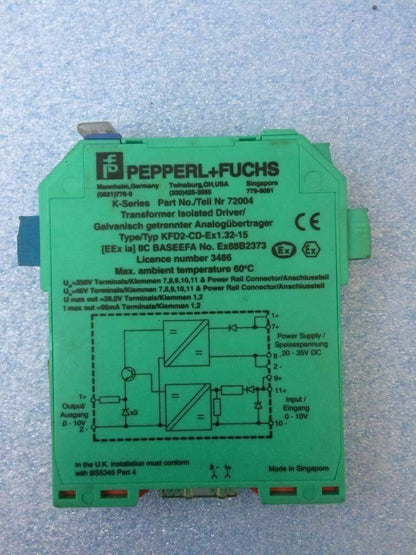 PEPPERL & FUCHS KFD2-CD-EX1.32-15