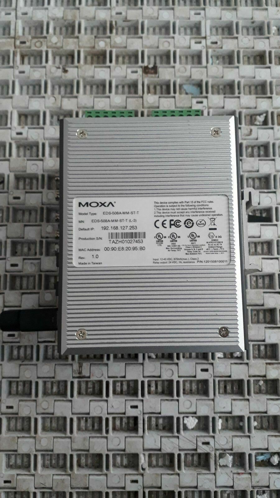 Moxa Industrial 8 Port Managed Switch Eds-508a-mm-st-t EDS-508A-MM-ST-T
