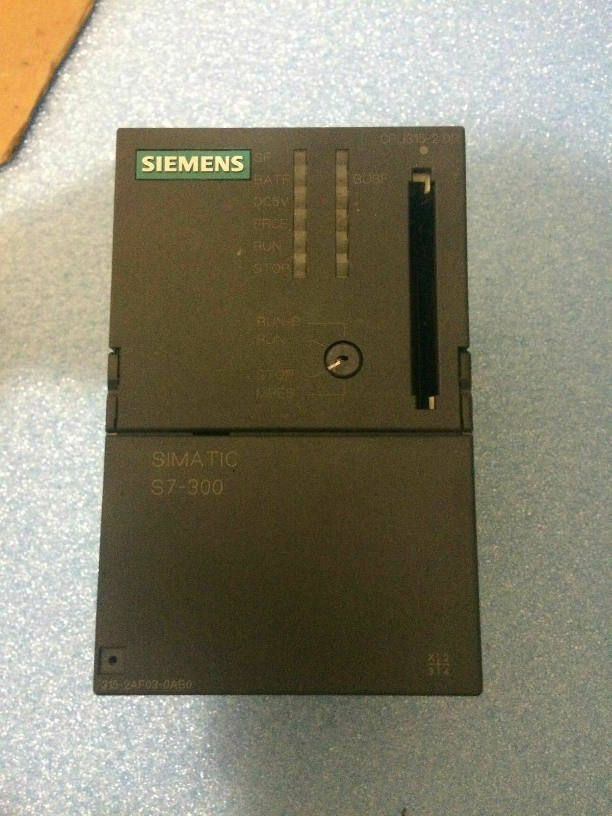 Siemens 1P 6ES7 315-2AF03-0AB0  Cpu315-2dp PLC Simatic CPU 315