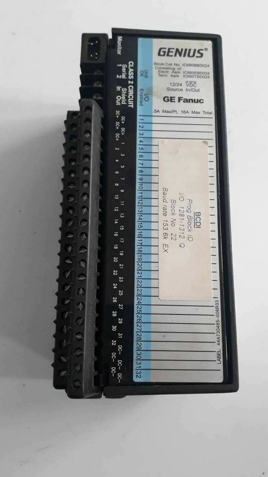 Ge Fanuc IC660BBD024K / IC660EBD024U Electronic Module