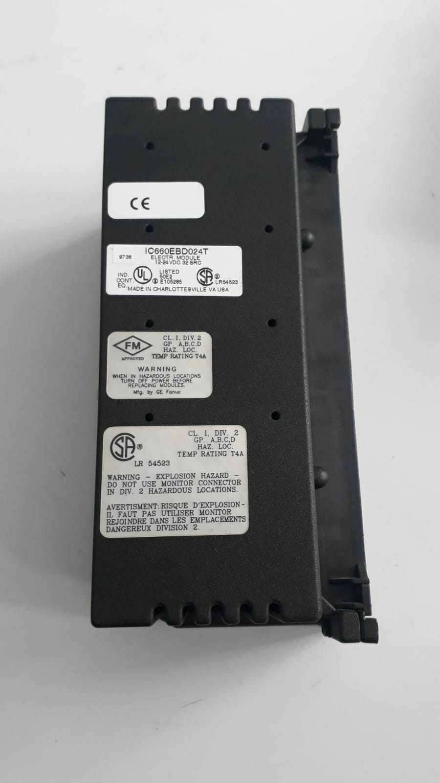 GE FANUC GENIUS I/O BLOCK IC660TBD024K / IC660EBD024T