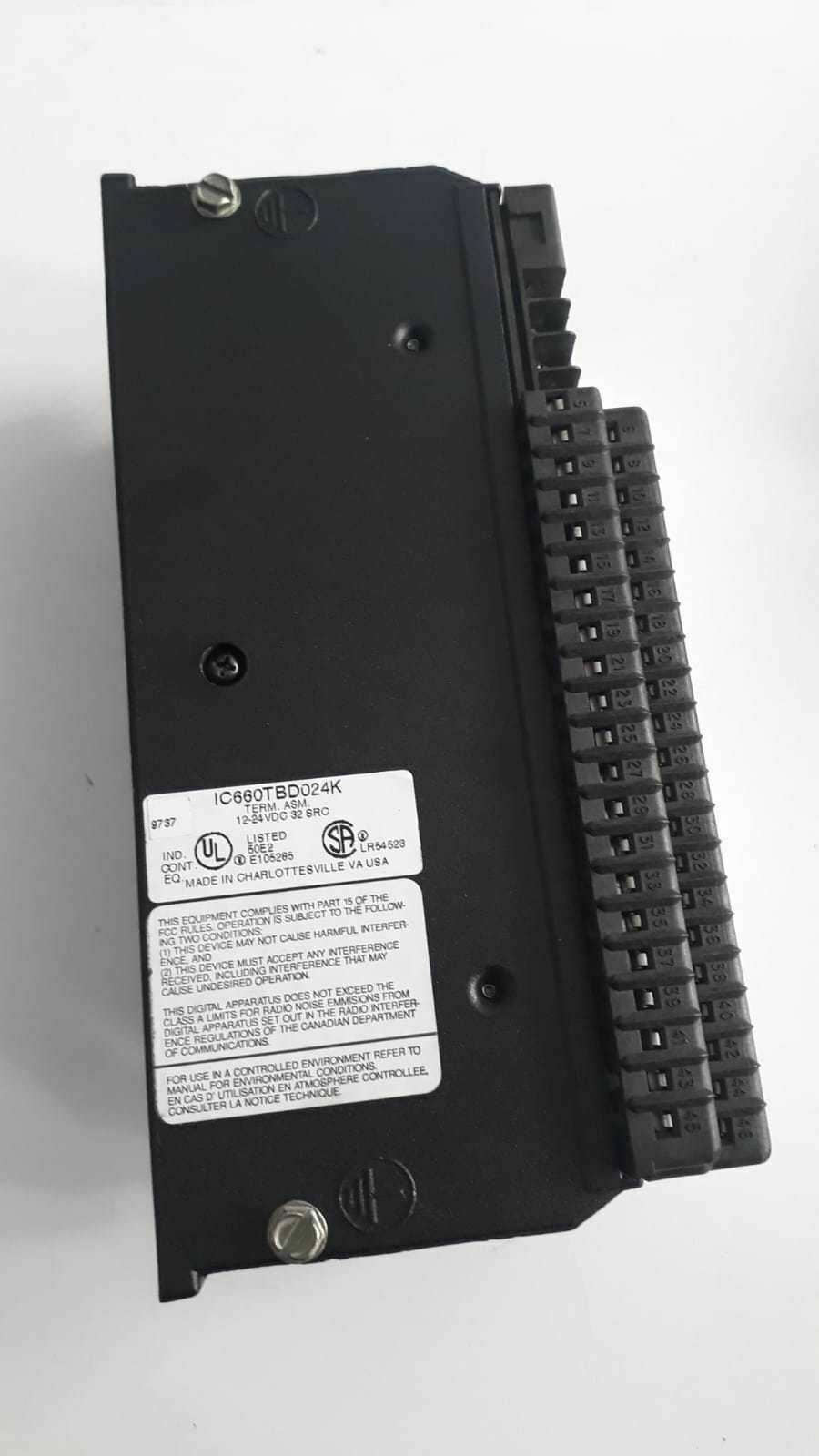 GE FANUC GENIUS I/O BLOCK IC660TBD024K / IC660EBD024T