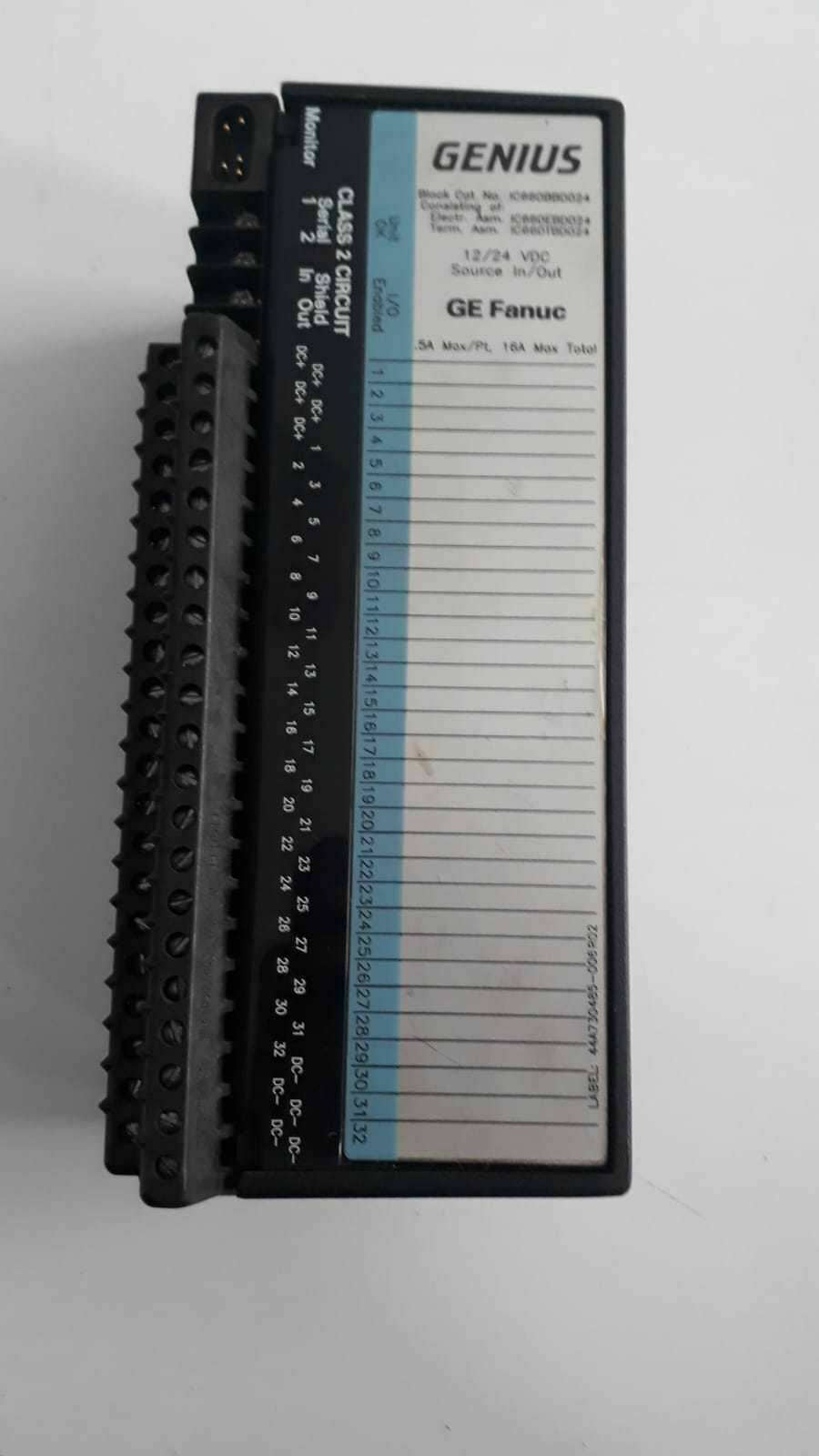 GE FANUC GENIUS I/O BLOCK IC660TBD024K / IC660EBD024T