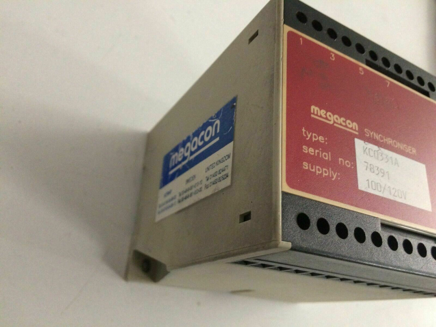 MEGACON KCQ331A SYNCHRONISER RELAY AUX.VOLTS 100/120V 50/60Hz