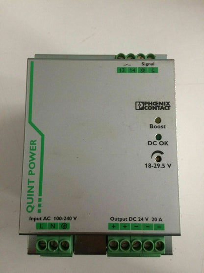PHOENIX CONTACT-QUINT POWER-QUINT-PS1/AC24/DC20 REV:09 SN:0000244547