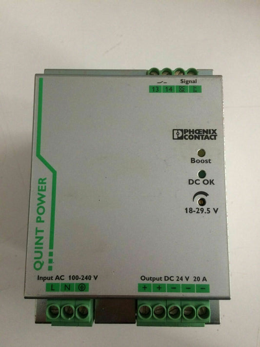 PHOENIX CONTACT-QUINT POWER-QUINT-PS1/AC24/DC20 REV:09 SN:0000244547