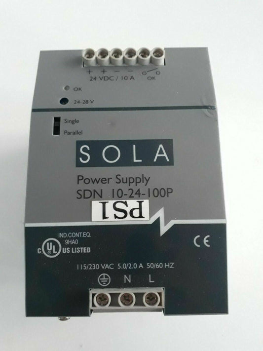 SOLA SDN 10-24-100p Power Supply Module 24vdc 10a