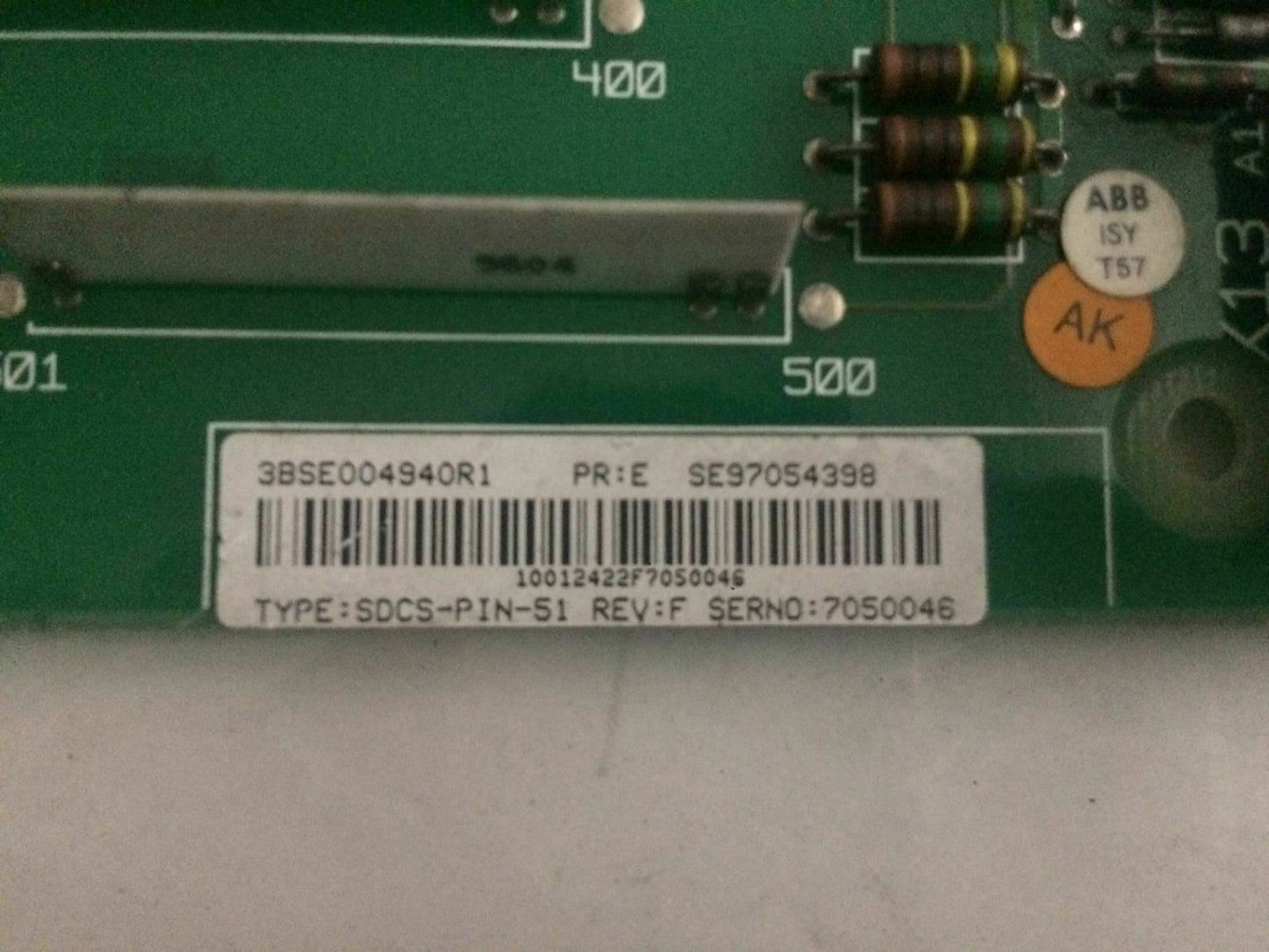 ABB SDCS-PIN-51 3BSE004940R1 Industrial Control System