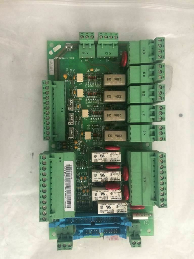 ABB 5761806-0D SNAT 602 TAC REV:E BOARD