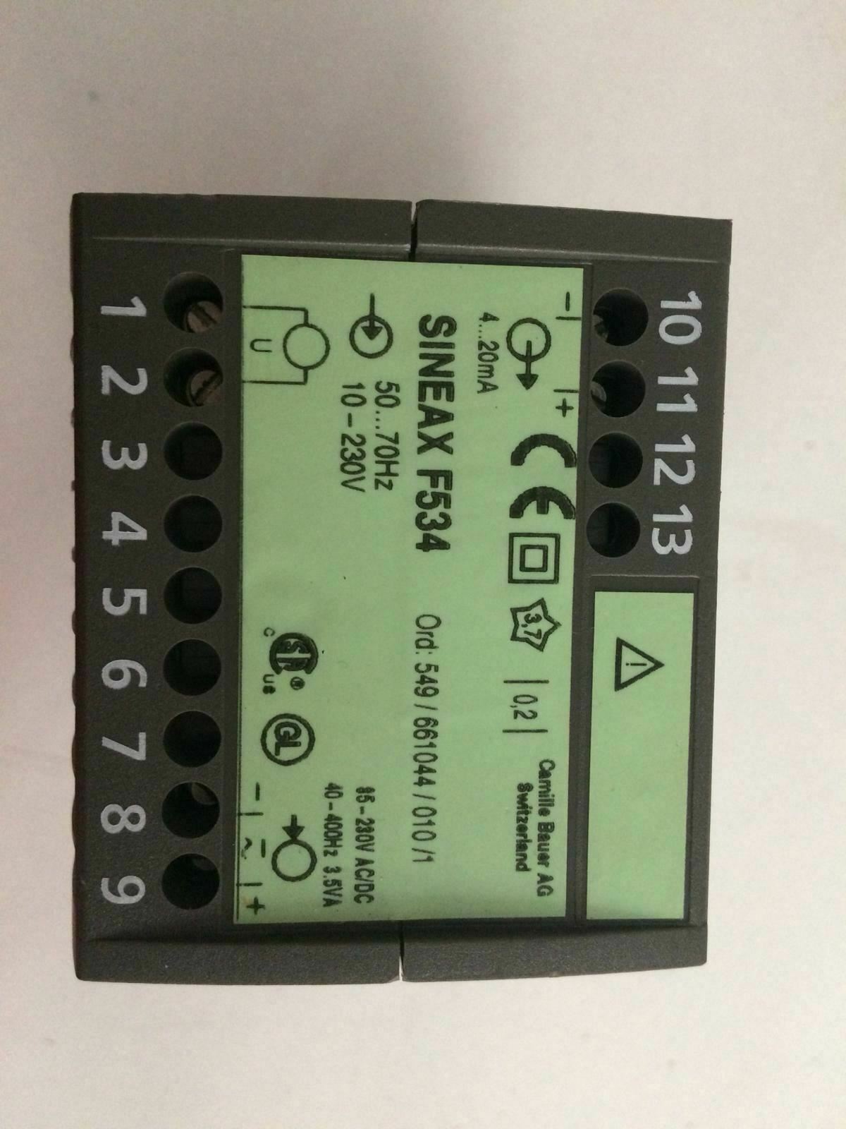 GMC SINEAX F534, transmitter for frequency
