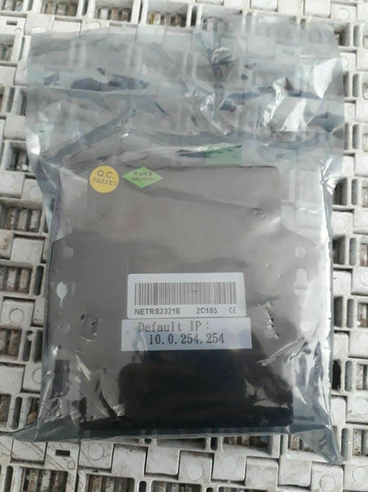 StarTech NETRS2321E 1 Port RS232 Serial to IP Ethernet Converter / Device Server