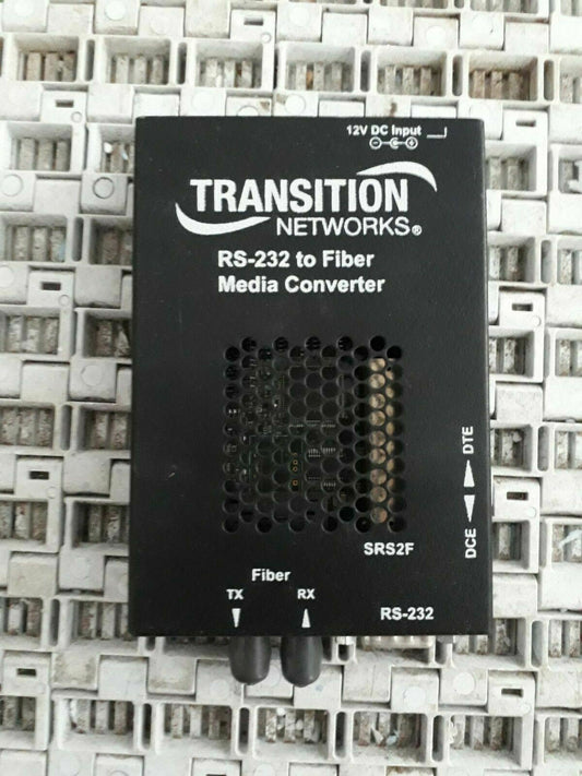 Transition Networks SRS2F3111-100 RS232 Copper to Fiber Media Converter