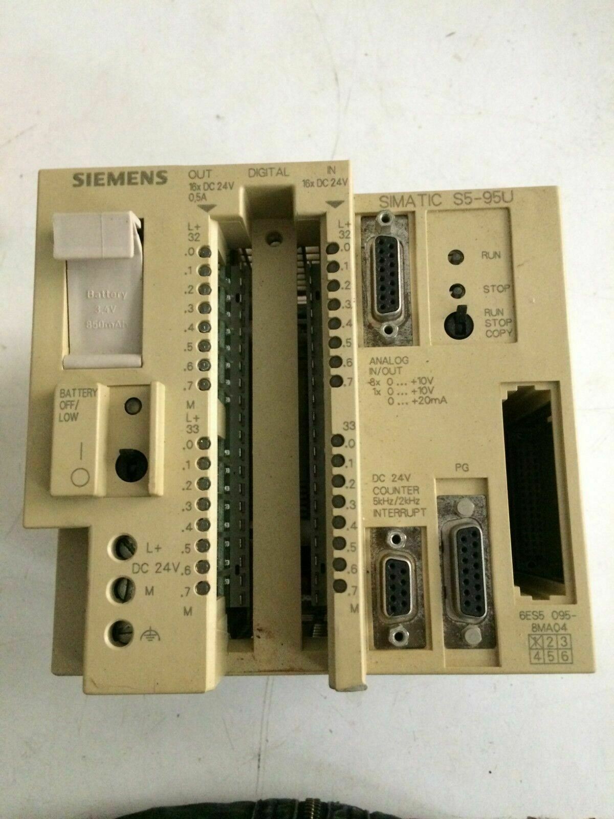 Siemens 6es56095-8ma04 6es5 095-8ma04 S5-95u Processor Module