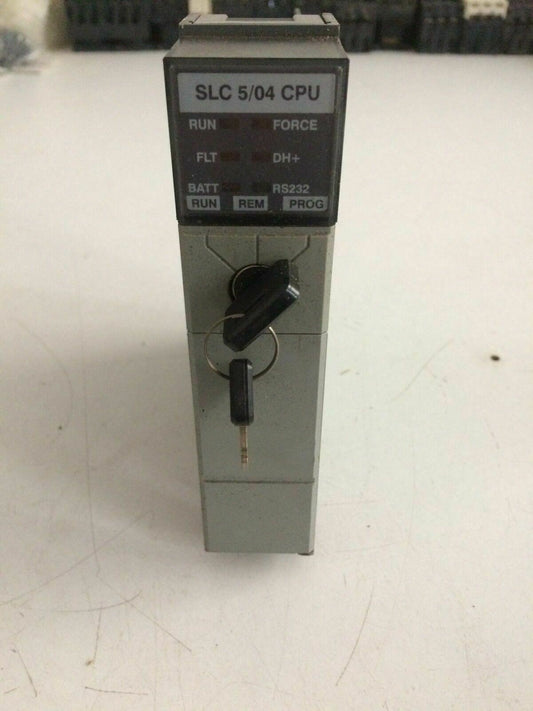 Allen Bradley 1747-L542 Ser C Rev 7 Processor With Memory Card Expres Free Shipp