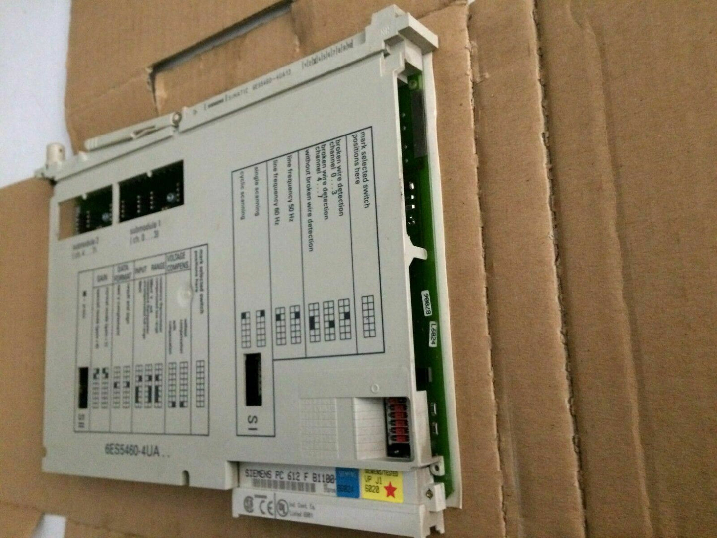 Siemens 6ES54604UA13 6ES5460-4UA13 Industrial Control System