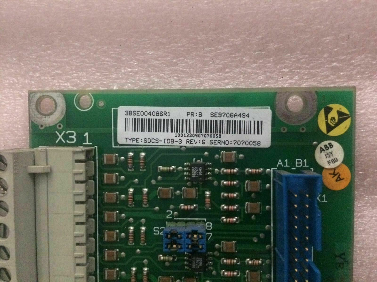 ABB SDCS-IOB-3 Rev. G  3BSE004086R1 PC Control Board PLC