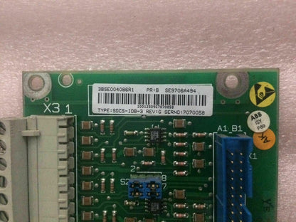 ABB SDCS-IOB-3 Rev. G  3BSE004086R1 PC Control Board PLC