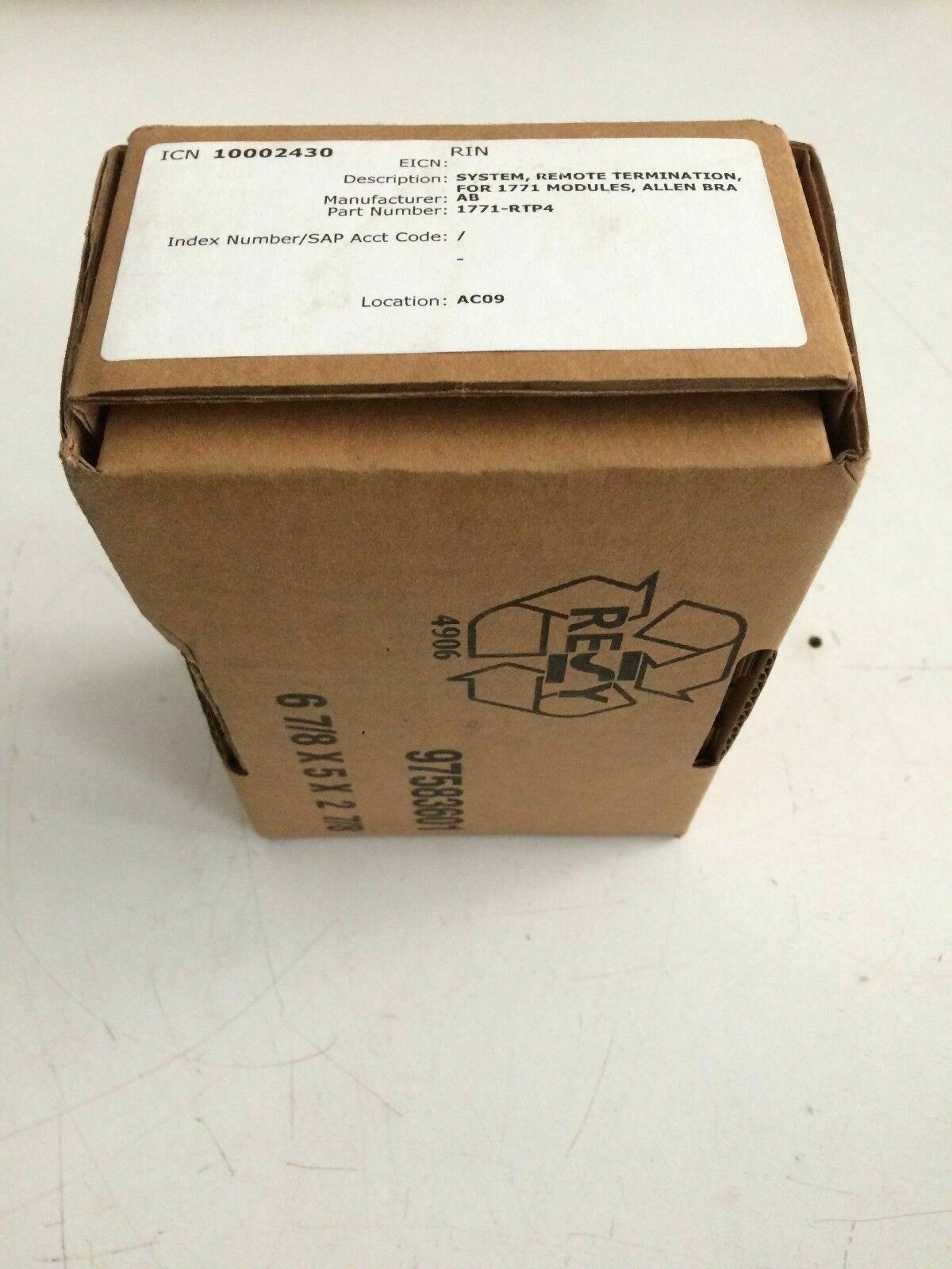 Allen Bradley 1771-RTP4 Ser A