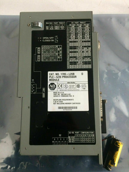 AB ALLEN-BRADLEY 1785-L20B D PLC-5/20 PROCESSOR MODULE