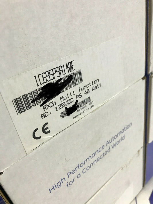 Ge FANUC IC695PSA140E PACSystems RC3i Multipurpose Power Supply Module