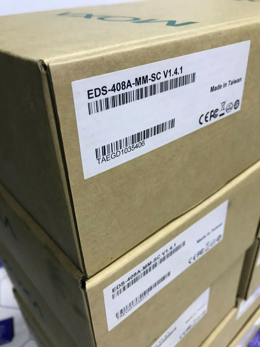 MOXA Multimode Fiber Switch EDS-408A-MM-SC  V1.4.1