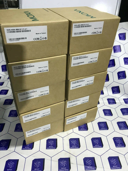 MOXA Multimode Fiber Switch EDS-408A-MM-SC  V1.4.1