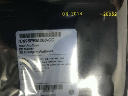 GE FANUC PBM300 PROFIBUS MASTER IC695PBM300-CC