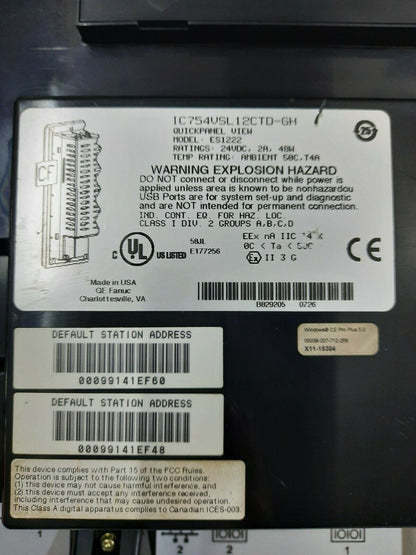 IC754VSL12CTD-GH  IC754VSL12CTD GE FANUC