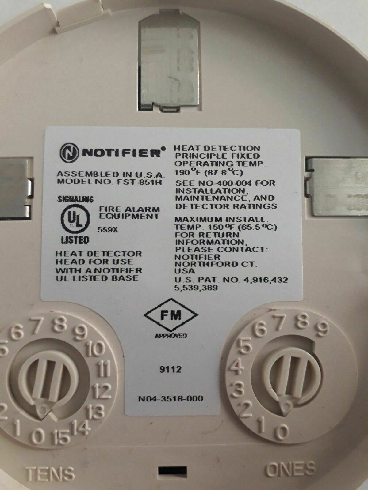 Notifier FST-851H Detector