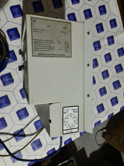 WEDECO A10 UV ULTRAVIOLET WATER STERILIZATION SYSTEM CONTROL UNIT