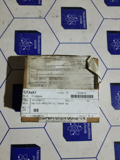 PEPPERL+FUCHS NCB40-FP-N0-P1 PART NO: 106293 -ncb40fp-n0-p1 part no: 106293