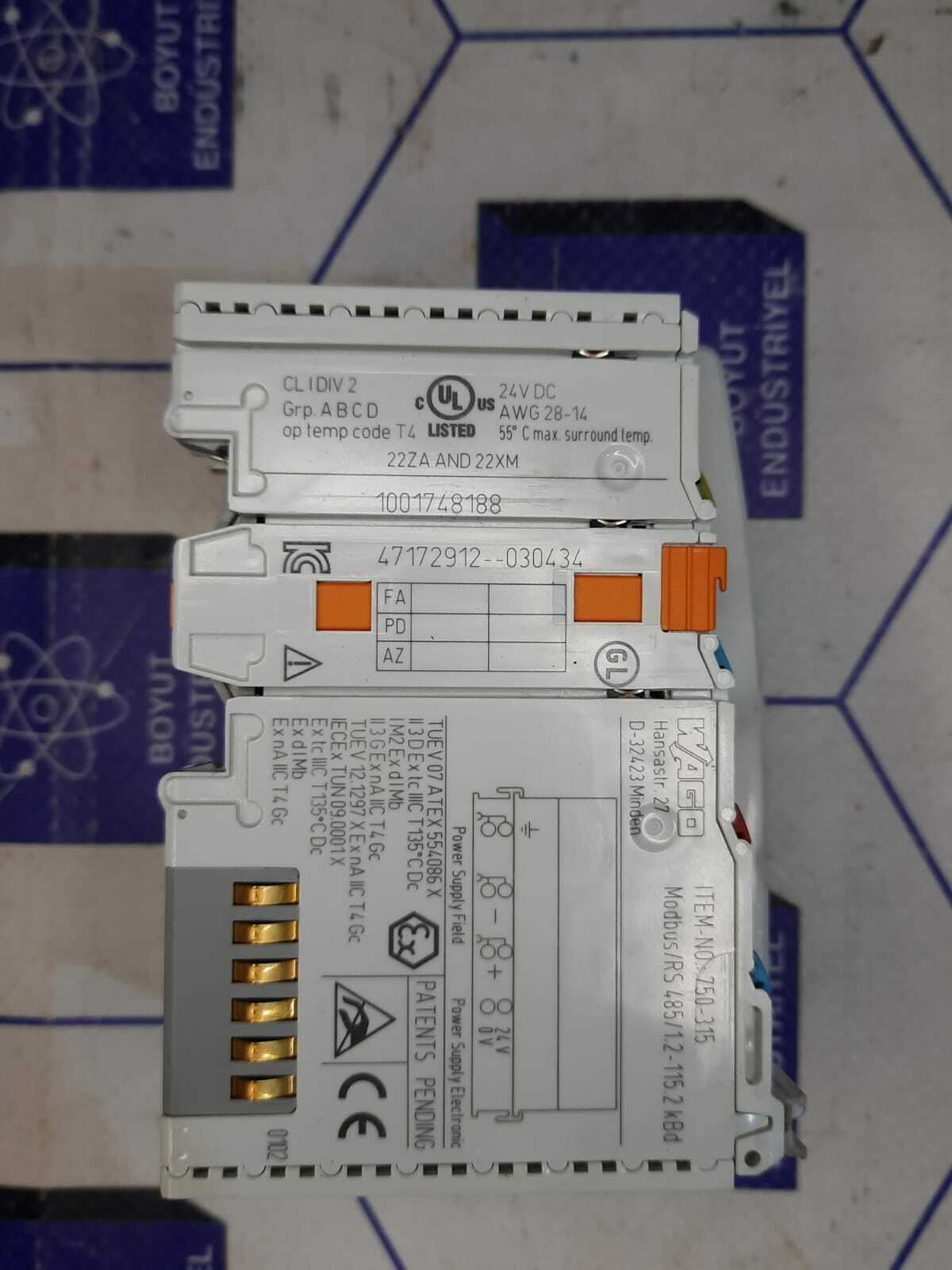 WAGO 750-315 MODBUS/RS-485/1.2-115.2 kBd wago 750-315 modbus/rs-485/1.2-115-2kbd