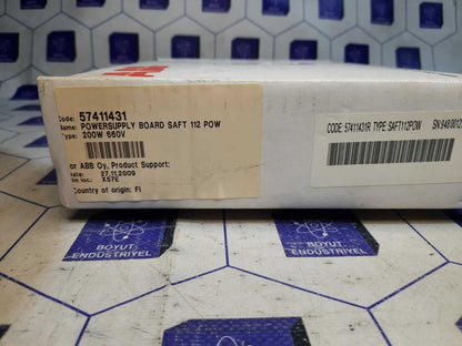 ABB DRIVER SAFT112POW POWER SUPPLY BOARD 57411431R abb drives saft 112