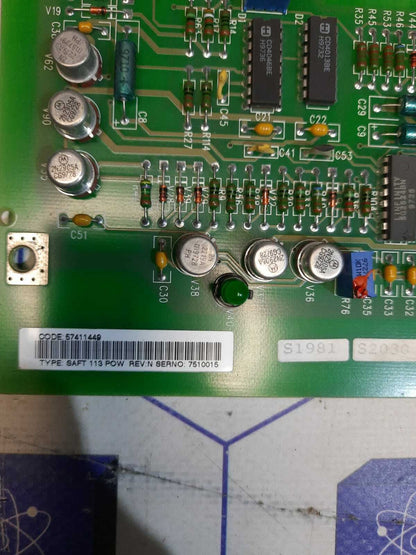 ABB DRIVES 57411449 SAFT 113 POWER BOARD REV abb drives 57411449 saft 113 power