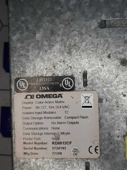 OMEGA RD8812CF ISOLATED INPUT MODULES